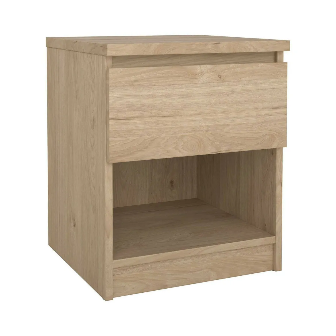 Comodino in legno rovere 40x40x49h cm - Scolastica