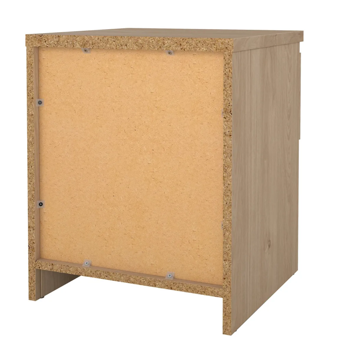 Comodino in legno rovere 40x40x49h cm - Scolastica