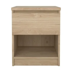 Comodino in legno rovere 40x40x49h cm - Scolastica