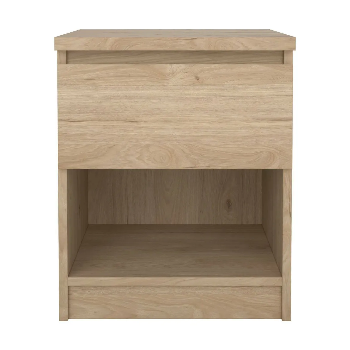 Comodino in legno rovere 40x40x49h cm - Scolastica