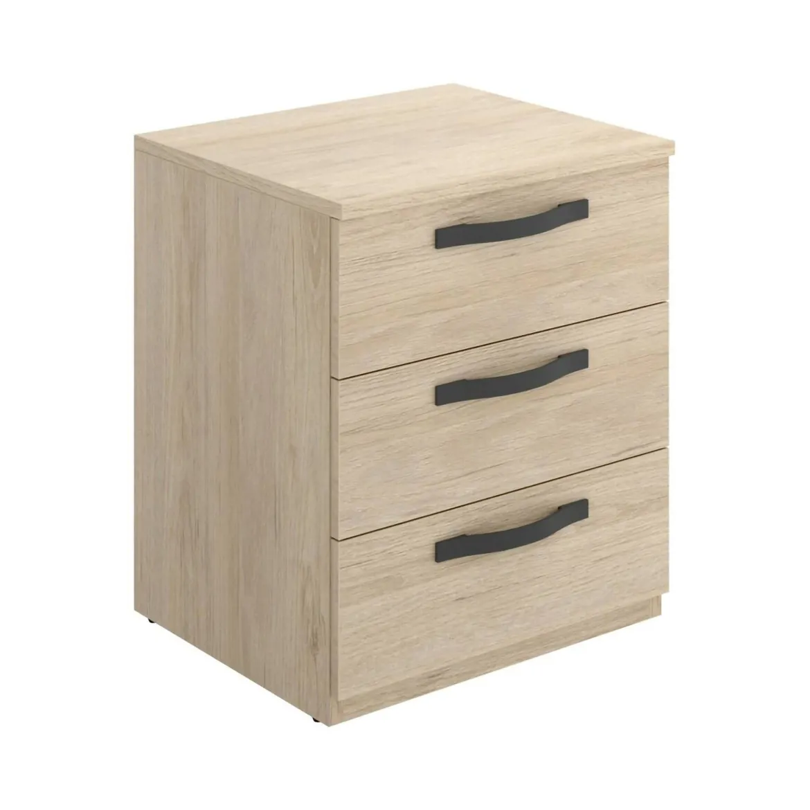 Comodino in legno rovere 50x40x49h cm - Azar