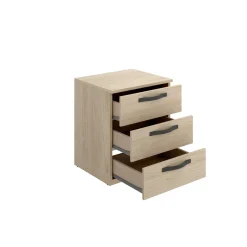 Comodino in legno rovere 50x40x49h cm - Azar