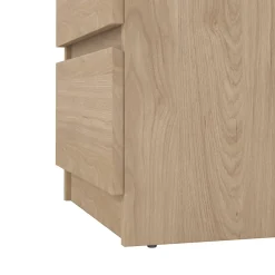 Comodino in legno rovere 50x40x49h cm - Azar