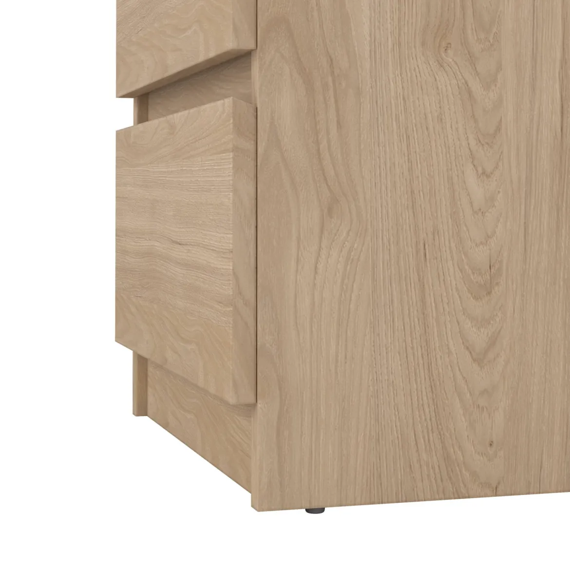 Comodino in legno rovere 50x40x49h cm - Azar