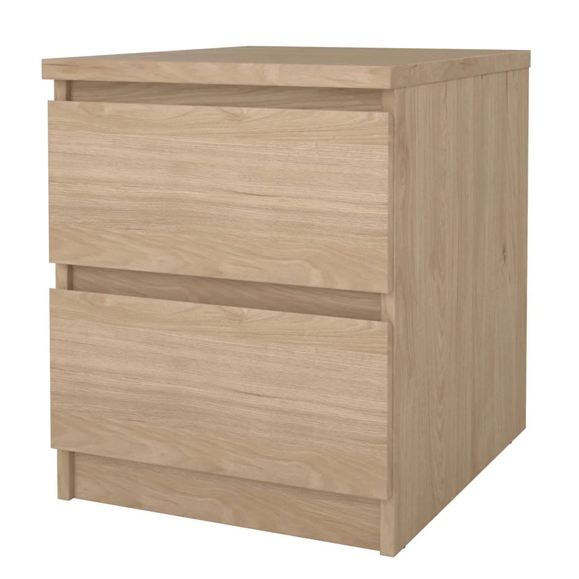 Comodino in legno rovere 50x40x49h cm - Azar