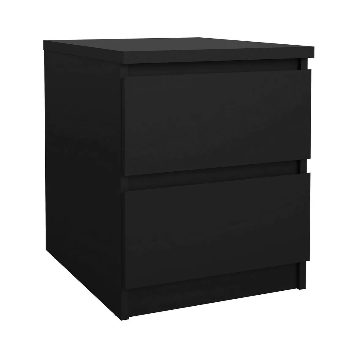 Comodino minimal nero 50x40x49h cm - Daiki