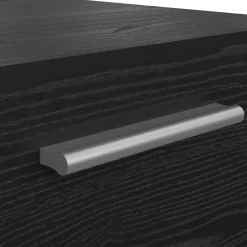 Comodino moderno nero 40x40x42h cm - Apolla