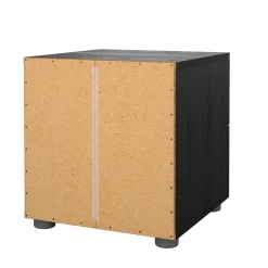 Comodino moderno nero 40x40x42h cm - Apolla