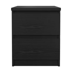 Comodino moderno nero 50x40x49h cm - Azar