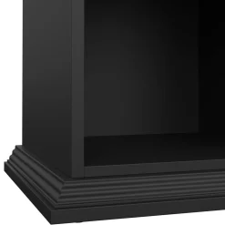 Comodino moderno nero 47x43x63h cm - Pascal