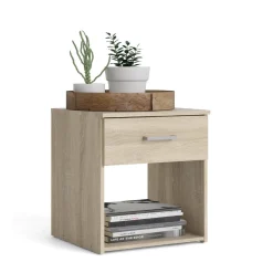 Comodino moderno quercia 37x35x47h cm - Giustina