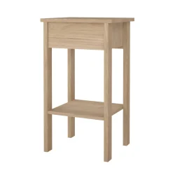 Comodino moderno rovere 43x40x59h cm - Jean