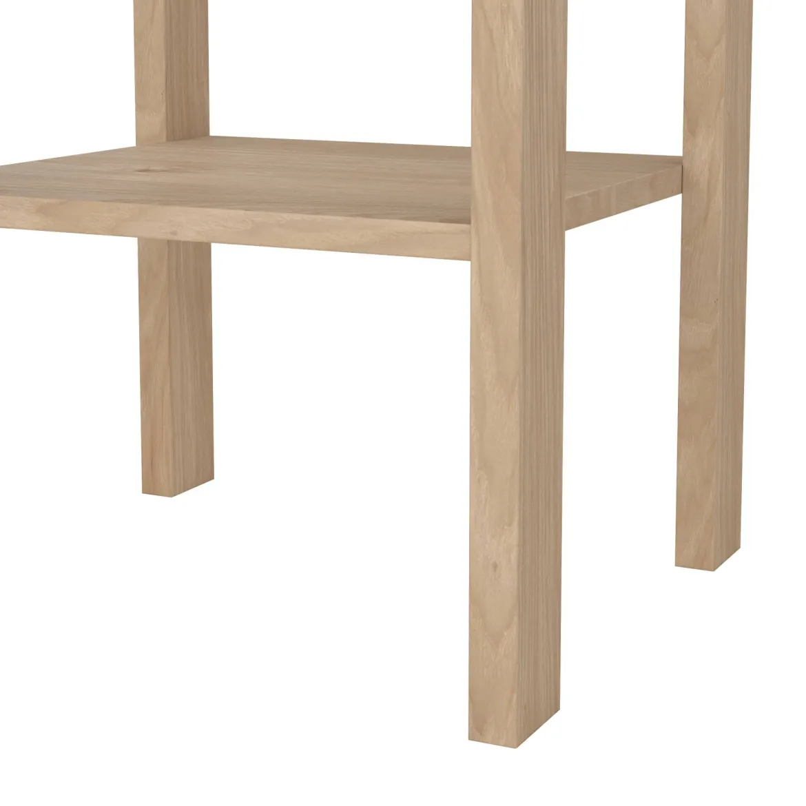 Comodino moderno rovere 43x40x59h cm - Jean