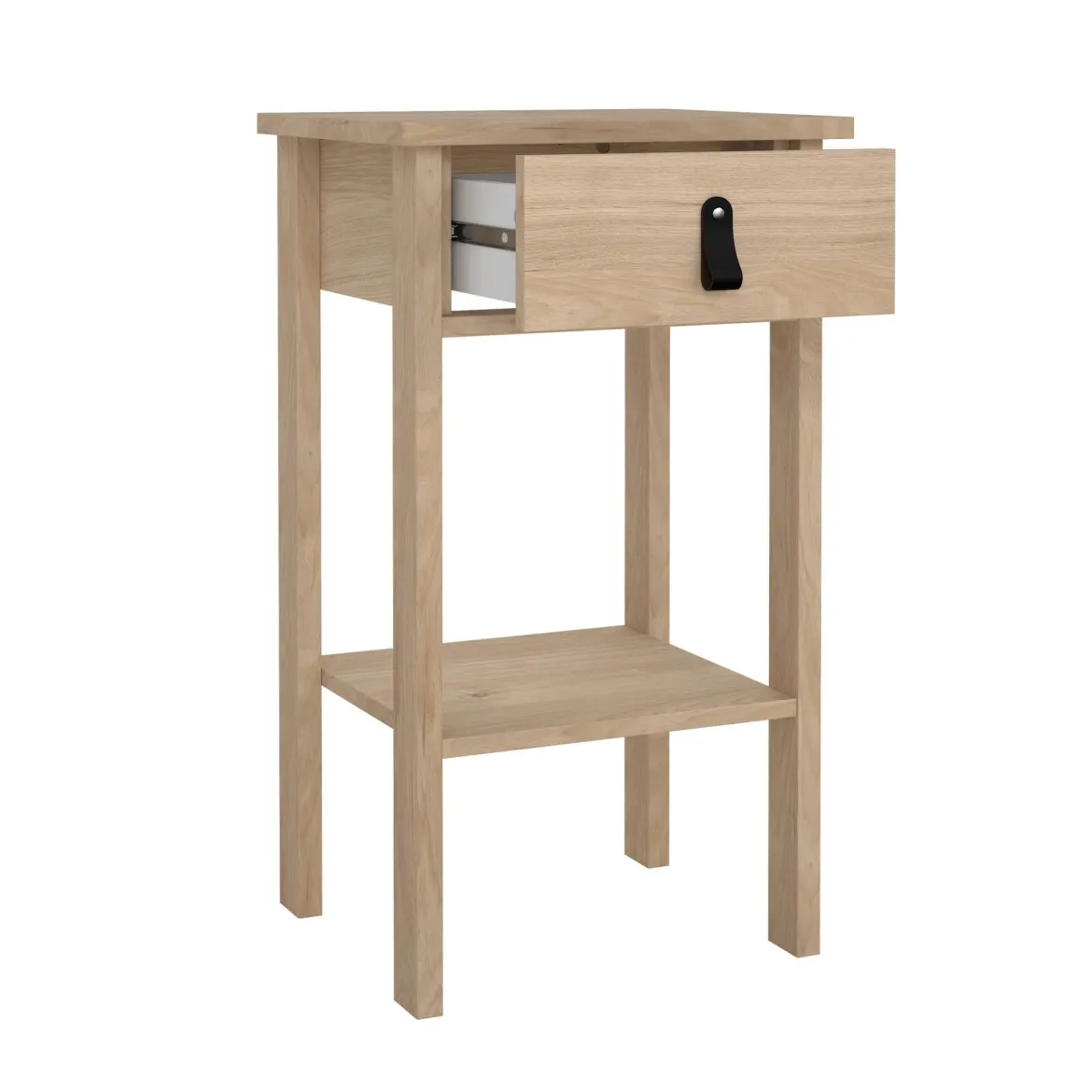 Comodino moderno rovere 43x40x59h cm - Jean