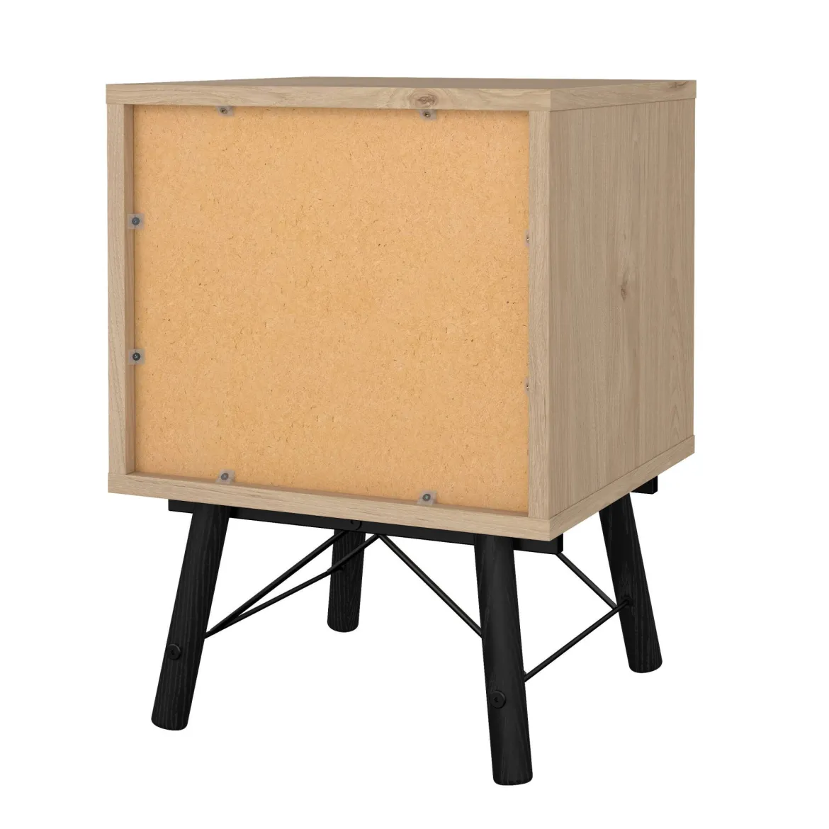 Comodino moderno rovere 43x40x59h cm - Jean