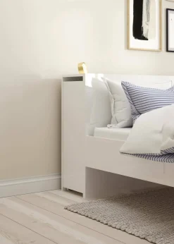 Comodino 4 ripiani bianco lucido 144x26x79h cm - Peridoto