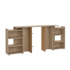 Comodino 7 ripiani rovere 144x26x79h cm - Arnaboldi