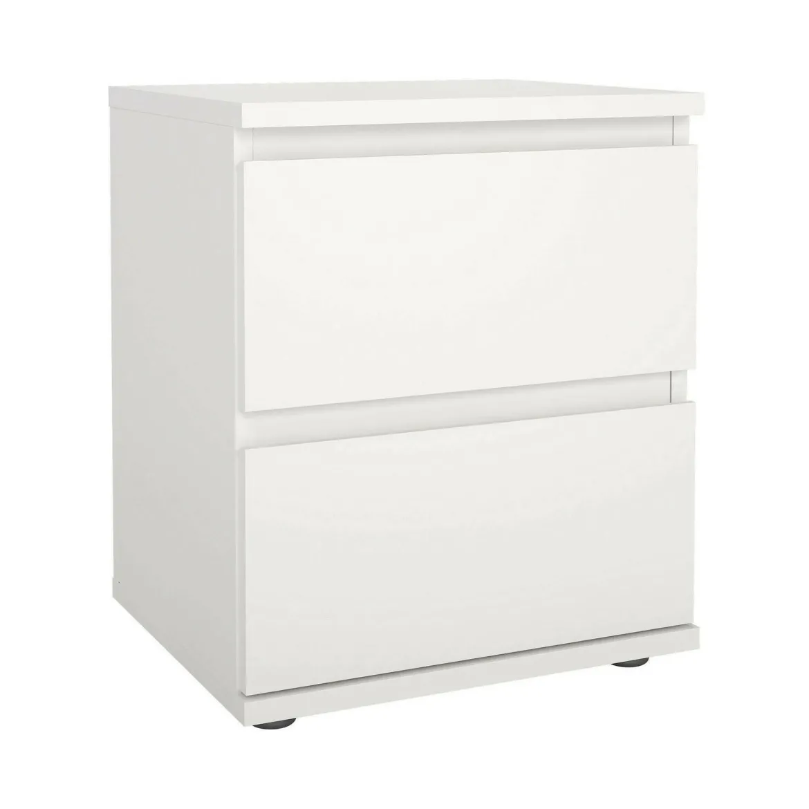 Comodino 1 ripiano bianco 40x34x48h cm - Albregio