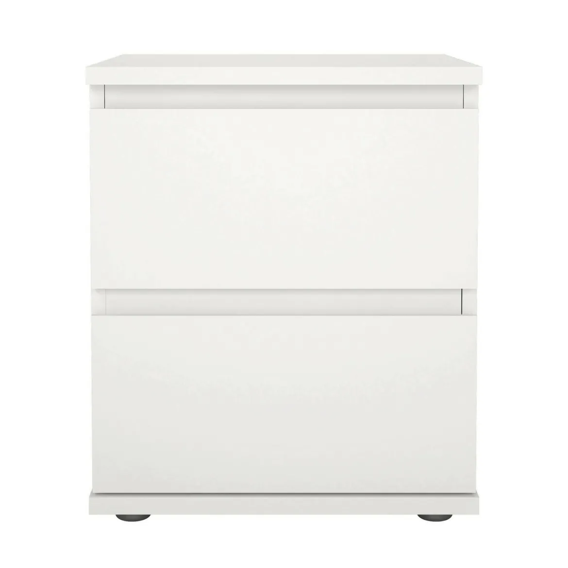 Comodino 1 ripiano bianco 40x34x48h cm - Albregio