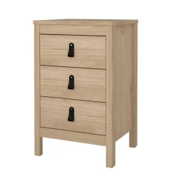 Comodino 1 ripiano rovere 43x38x70h cm - Lombardia