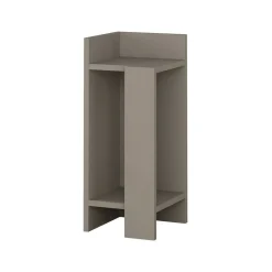 Comodino stretto tortora 25x27x60h cm - Asterix