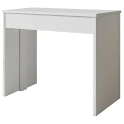 Consolle Allungabile Bianco 12 Posti Allungabile 302x75x90h cm, Meccanismo Estensione Allunghe Centrali - Luisago