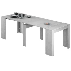 Consolle allungabile Dpanozz, 90/237x51h78 cm, Grigio