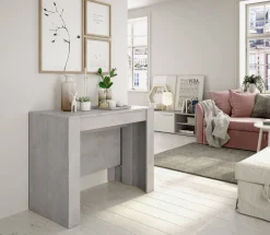 Consolle allungabile Dpanozz, 90/237x51h78 cm, Grigio