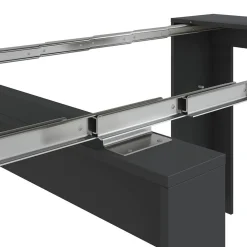 Consolle allungabile elegante 4-10 posti antracite - Abicitren