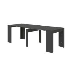 Consolle allungabile elegante 4-10 posti antracite - Abicitren