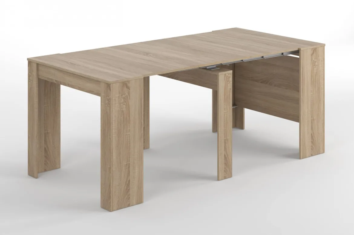 Consolle allungabile legno 4-10 posti rovere - Abicitren