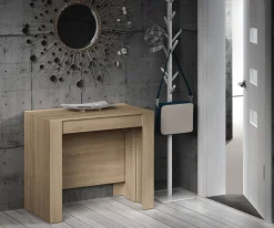 Consolle allungabile legno 4-10 posti rovere - Abicitren