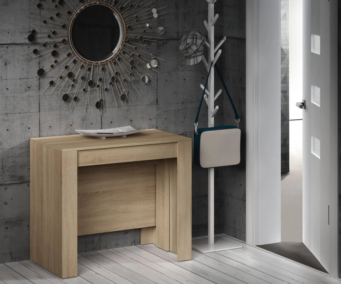 Consolle allungabile legno 4-10 posti rovere - Abicitren