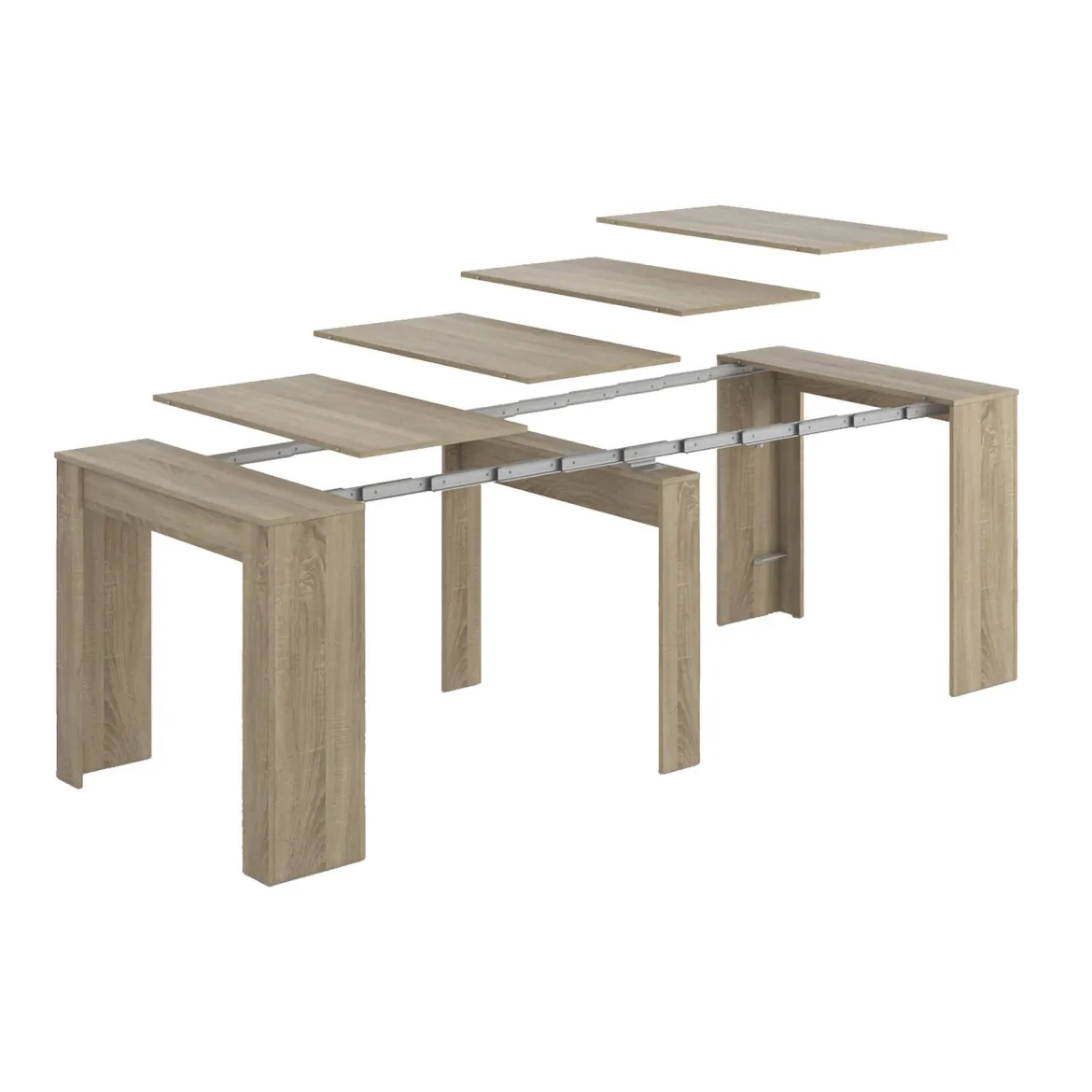 Consolle allungabile legno 4-10 posti rovere - Abicitren