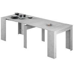 Consolle allungabile moderna 4-10 posti cemento - Abicitren