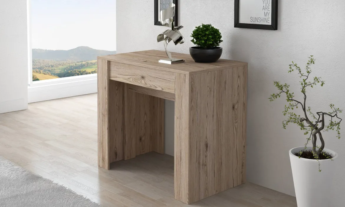 Consolle allungabile 4-10 posti quercia - Maner