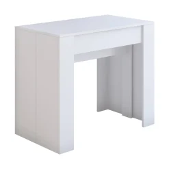 Consolle estensibile 4-10 posti effetto legno bianco - Maner