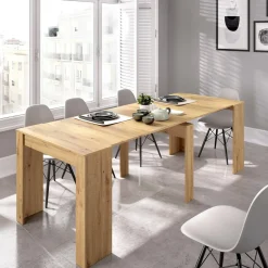 Consolle estensibile 4-12 posti rovere nodi - Alej
