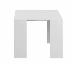 Consolle estensibile sala da pranzo 4-10 posti bianco lucido - Abicitren