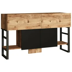 Consolle industrial 138x43x83h cm quercia - Izo