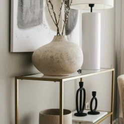 Consolle minimal in metallo 100x30x85h cm oro - Domenica