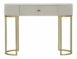 Consolle 100x40x75h cm crema e bianco - Abstraktes