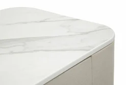 Consolle 100x40x80h cm crema e oro - Ronda