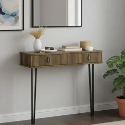 Consolle 120x36x90h cm noce - Erick