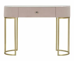Consolle 100x40x75h cm rosa e bianco - Abstraktes