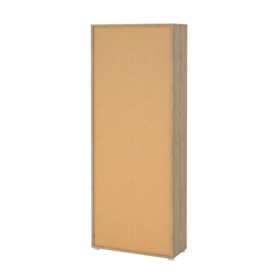 Credenza alta rovere e bianca 79x34x204h cm 4 ante - Pierre