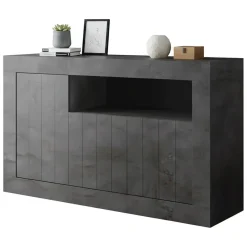 Credenza ardesia 138x42x86h cm 3 ante - Dolphin