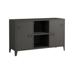 Credenza ardesia 120x40x73h cm 2 ante - Friddi