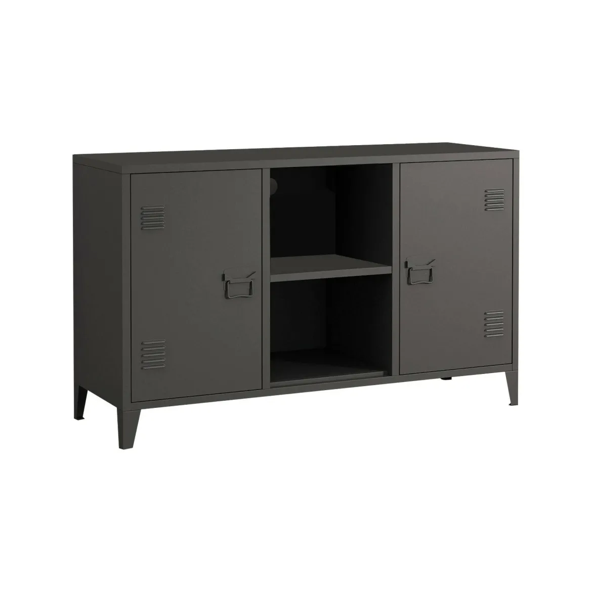Credenza ardesia 120x40x73h cm 2 ante - Friddi