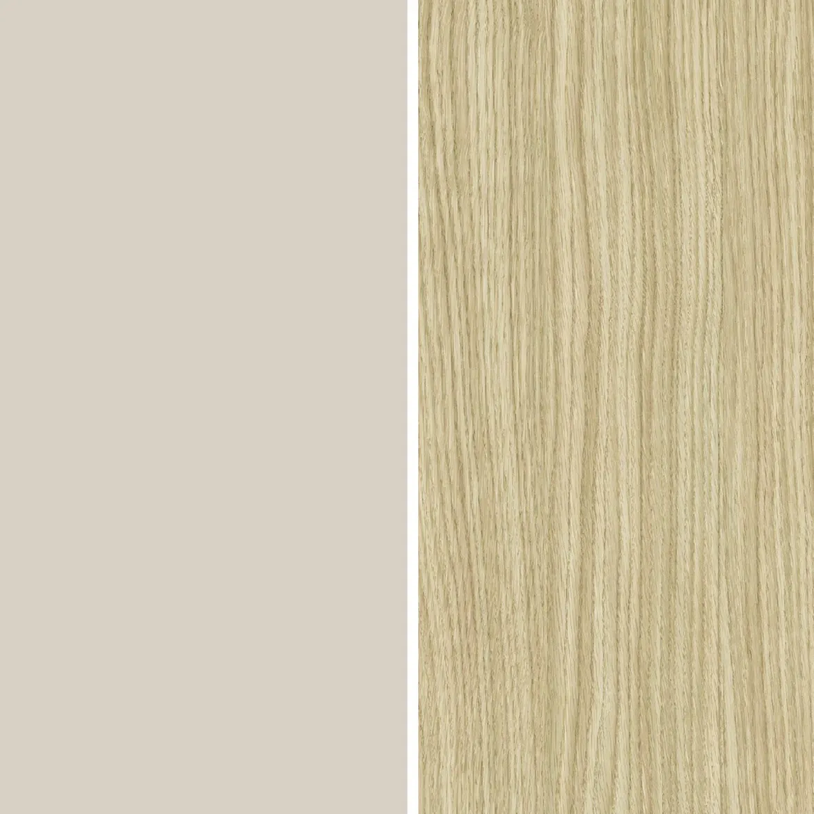 Credenza Beige 3 Ripiani Apertura Battente, a Ribalta 200x45x85.5h cm, 5 Ante - Pulfero